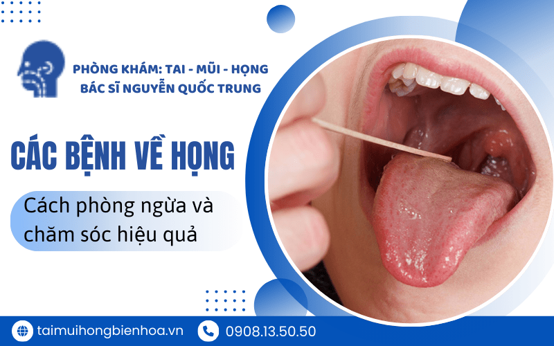 bệnh lý về họng