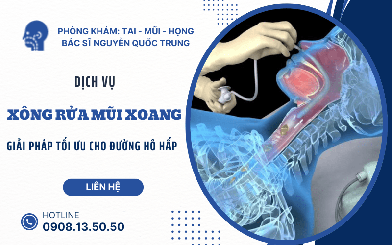 xông rửa mũi xoang 